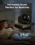 Dreo Fan for Bedroom, Desk Air Circulator Fan with Remote, 11 Inch Table Fans for Whole Room, 60ft Powerful Airflow, 120° Vertical Manual +90° Oscillating, 4 Speeds, 8H Timer, Quiet Fan, Home - Image 6