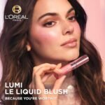L'Oreal Paris True Match Lumi Le Liquid Blush, Intense Lightweight Blush Formula With Liquid Pigments, Glowy Gold Pink, 0.33 Fl Oz - Image 7