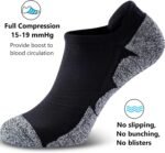 CWVLC No Show Sports Compression Socks for Men Women with Cushion (4/8 Pairs) - Image 4