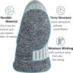 CWVLC No Show Sports Compression Socks for Men Women with Cushion (4/8 Pairs) - Image 5