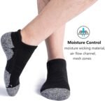 CWVLC No Show Sports Compression Socks for Men Women with Cushion (4/8 Pairs) - Image 6