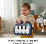 Fisher-Price Baby Playmat Kick & Play Piano Gym with Musical and Sensory Toys for Newborn to Toddler, Navy Fawn - Image 6