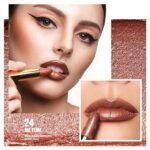 Oulac Lipstick & Lipliner Set 3PCS High Impact Lipcolor with Moisturizing Formula, Vegan Beauty, Full-Coverage Lip Color, Gift Lipstick for Women, 03+08+24 - Image 7