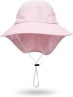 Baby Sun Protection Hat for Infant Toddlers Boys Girls UPF 50+ Sunhat for Outdoor Beach Swim - Image 3