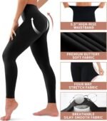 Laite Hebe Leggings for Women - High Waisted Full Length Buttery Soft Yoga Pants for Workout Athletic Daily - Image 6