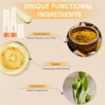 2PCS Turmeric Lip Balm for Smokers Dark Lip Treatment with Turmeric oil, Help Fade Lip, Lip Exfoliator, Long-Lasting Natural Balm Moisturize & Nourish Dry, Cracked, Dull, Reduce Fine Lines Lip - Image 4