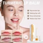 2PCS Turmeric Lip Balm for Smokers Dark Lip Treatment with Turmeric oil, Help Fade Lip, Lip Exfoliator, Long-Lasting Natural Balm Moisturize & Nourish Dry, Cracked, Dull, Reduce Fine Lines Lip - Image 6