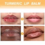 2PCS Turmeric Lip Balm for Smokers Dark Lip Treatment with Turmeric oil, Help Fade Lip, Lip Exfoliator, Long-Lasting Natural Balm Moisturize & Nourish Dry, Cracked, Dull, Reduce Fine Lines Lip - Image 7