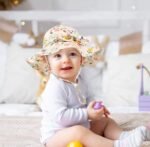 Baby Girl Sun Hat Summer Foldable Beach Hats with UPF50+ Sun Protection Wide Brim Toddler Bucket Hat Cap - Image 7