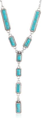 Rustic Couture's Western Turquoise Necklace Jewelry for Women Cowgirl Vintage Necklace - Image 8