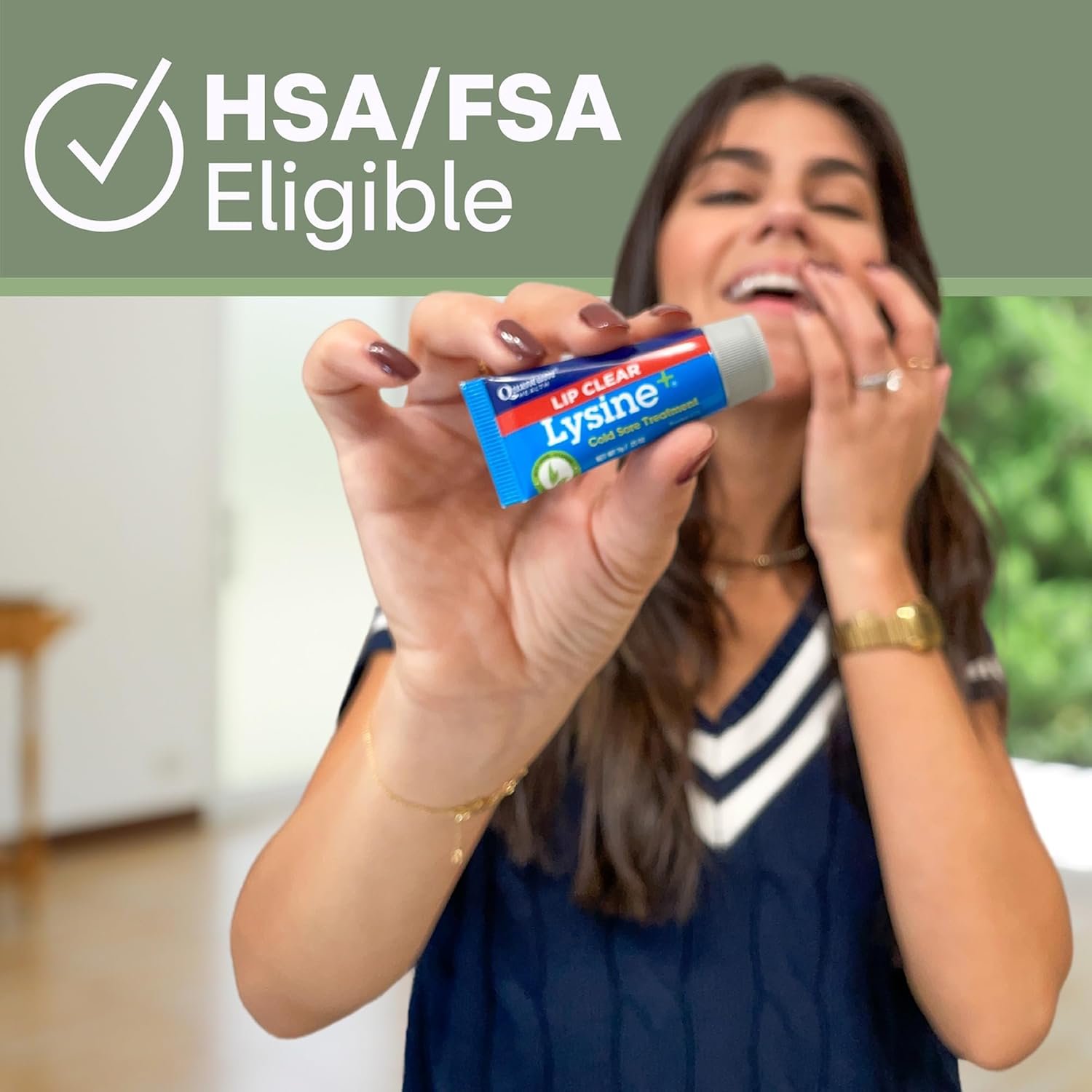 Quantum Health Lip Clear Lysine+ Cold Sore Treatment Soothe & Moisturize Mouth Sores - L-Lysine Menthol Calendula & Propolis Ointment - Transparent Fever Blister Healing Balm - 0.25 Oz - Image 8