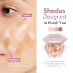 Blending Cushion 4-in-1 Korean Cushion Foundation with Italian Caviar, Collagen & Hyaluronic Acid - 12HR Long Lasting, Hydrating & Age-Defying Makeup Concealer 0.44 oz (#23 Natural Beige) - Image 4