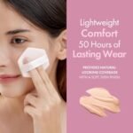 Blending Cushion 4-in-1 Korean Cushion Foundation with Italian Caviar, Collagen & Hyaluronic Acid - 12HR Long Lasting, Hydrating & Age-Defying Makeup Concealer 0.44 oz (#23 Natural Beige) - Image 5