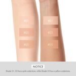 Blending Cushion 4-in-1 Korean Cushion Foundation with Italian Caviar, Collagen & Hyaluronic Acid - 12HR Long Lasting, Hydrating & Age-Defying Makeup Concealer 0.44 oz (#23 Natural Beige) - Image 8