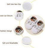 Infant Baby Boys Girls Canvas Sneaker Toddler Slip On Anti Skid Newborn First Walkers Candy Shoes for 0-18 Months - Image 4