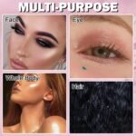 White Highlighter Makeup Palette Face Highlighter Powder Iluminadores De Maquillaje Narutal Shimmer Glitter Highlighter Contour Powder Makeup Palette-01 Pearl White - Image 7