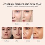 3 In 1 Anti-Wrinkle Foundation Stick Korean Hydrating Lightweight Flawless Eraser Foundation Stick with Brush, Moisturizing Double Head Makeup, Natural Color - Image 6