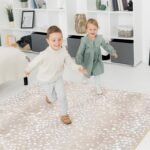 Premium Soft Foam Baby Play Mat 5.5 x 3.9 ft, Easy to Clean, 0.5” Thick – Modern Terrazzo Design for Playrooms and Home Décor - Image 3