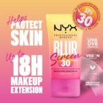 NYX PROFESSIONAL MAKEUP Blurscreen SPF 30 Primer, 3-in-1 Blurring Makeup Primer with Sunscreen, Vegan Formula with No White Cast or Greasy Feeling - Image 3