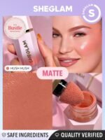SHEGLAM Color Bloom Liquid Blush Makeup for Cheeks Matte Finish - Hush Hush - Image 8