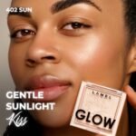 LAMEL Glow Highlighter: Face Make Up & Contour Palette in Deep, Vibrant Colors - Natural Shimmer - Compact Size & Perfect for Travel - Cruelty Free - 3.8gr/0.13 oz 402 (Sun) - Image 3