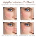 3 Color Matte Pink Blush Palette with Brush, Long Lasting Cheek Makeup, Light and Smooth Blush Powder for Face Beauty - Image 8