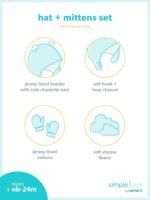 Simple Joys by Carter's Baby Hat and Mitten Set - Image 3