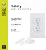 Power Gear Outlet Covers Baby Proofing Child Proof Plug Covers for Electrical Outlets Easy Install Outlet Plug Covers UL Listed Shock Prevention Clear 54614 120 Count - Image 3