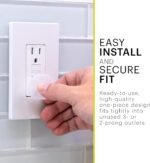 Power Gear Outlet Covers Baby Proofing Child Proof Plug Covers for Electrical Outlets Easy Install Outlet Plug Covers UL Listed Shock Prevention Clear 54614 120 Count - Image 4