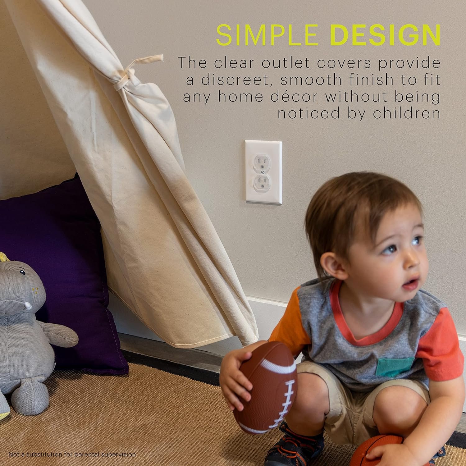 Power Gear Outlet Covers Baby Proofing Child Proof Plug Covers for Electrical Outlets Easy Install Outlet Plug Covers UL Listed Shock Prevention Clear 54614 120 Count - Image 6