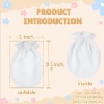 RATIVE Baby Mittens No Scratch Organic Cotton for Newborn 0-6 Months | Baby Essentials Must-Haves for Boys & Girls - Image 3