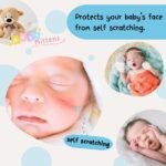 RATIVE Baby Mittens No Scratch Organic Cotton for Newborn 0-6 Months | Baby Essentials Must-Haves for Boys & Girls - Image 4