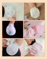 RATIVE Baby Mittens No Scratch Organic Cotton for Newborn 0-6 Months | Baby Essentials Must-Haves for Boys & Girls - Image 6