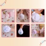 RATIVE Baby Mittens No Scratch Organic Cotton for Newborn 0-6 Months | Baby Essentials Must-Haves for Boys & Girls - Image 9