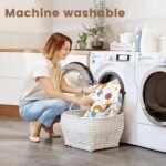 Baby Play Mat for Floor, 50x50 Inch Playmat for Playpen, Thicken Soft Padding Sponge Playmats for Babies and Toddlers Infants, Foldable and Machine Washable Crawling Mat - Image 8