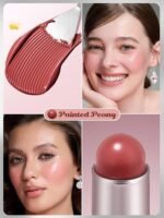 SHEGLAM Buttery Bliss Blush Stick Cream Milk Makeup Blush-Painted Peony - Image 4