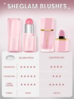 SHEGLAM Buttery Bliss Blush Stick Cream Milk Makeup Blush-Painted Peony - Image 6