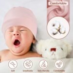 Durio Newborn Baby Hat and Mittens Set - Soft Cute Mittens and Hat for Baby Girls and Boys 0-6 Months - Image 4