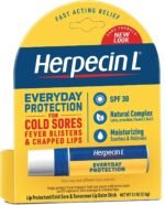 Herpecin L Lip Balm Stick with SPF30 and Lysine; Protects & Treats Cold Sores & Fever Blisters, Chapped Lips, 0.1oz - 2 Pack - Image 3
