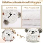 Kids Toddlers Winter Beanie Hats Gloves Neck Scarf Warm Knit Set Gifts for 0 6 12 Months 1 2 3 4-8 Year Old Baby Boys Girls - Image 3