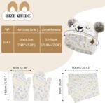 Kids Toddlers Winter Beanie Hats Gloves Neck Scarf Warm Knit Set Gifts for 0 6 12 Months 1 2 3 4-8 Year Old Baby Boys Girls - Image 6