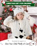 Kids Toddlers Winter Beanie Hats Gloves Neck Scarf Warm Knit Set Gifts for 0 6 12 Months 1 2 3 4-8 Year Old Baby Boys Girls - Image 7
