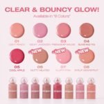 PERIPERA SYRUPY TOK CHEEK 5 Colors, Liquid Blush, Dewy Finish and Hydrates All day, Soft Velvet Texture Face Cheek Tint (01 LIGHT PEACH, One Size) - Image 4