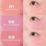 PERIPERA SYRUPY TOK CHEEK 5 Colors, Liquid Blush, Dewy Finish and Hydrates All day, Soft Velvet Texture Face Cheek Tint (01 LIGHT PEACH, One Size) - Image 6