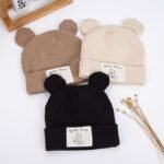 KIDOCHEESE Toddler Beanie Baby Boy Infant Kids Beanie Bear Ears Hats Warm Autumn Winter Caps - Image 6