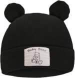 KIDOCHEESE Toddler Beanie Baby Boy Infant Kids Beanie Bear Ears Hats Warm Autumn Winter Caps - Image 7