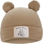 KIDOCHEESE Toddler Beanie Baby Boy Infant Kids Beanie Bear Ears Hats Warm Autumn Winter Caps - Image 9