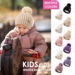 Baby Beanie Hats with 2-Pack,Warm Winter Hats for Boys and Girls,Infant Fleece Lined Toddler Baby Hats for 0-36 Month - Image 8