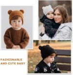Baby Winter Beanie Hat,Kids Cute Bear Ears Soft Knit Beanie for Infant Boys Girl Warm Winter Hat Caps - Image 7