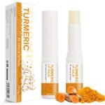 2PCS Turmeric Lip Balm for Smokers Dark Lip Treatment with Turmeric oil, Help Fade Lip, Lip Exfoliator, Long-Lasting Natural Balm Moisturize & Nourish Dry, Cracked, Dull, Reduce Fine Lines Lip - Image 2
